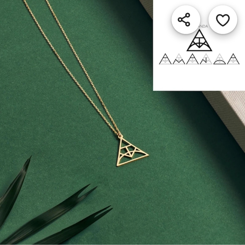 Amanda Intial Name Necklace